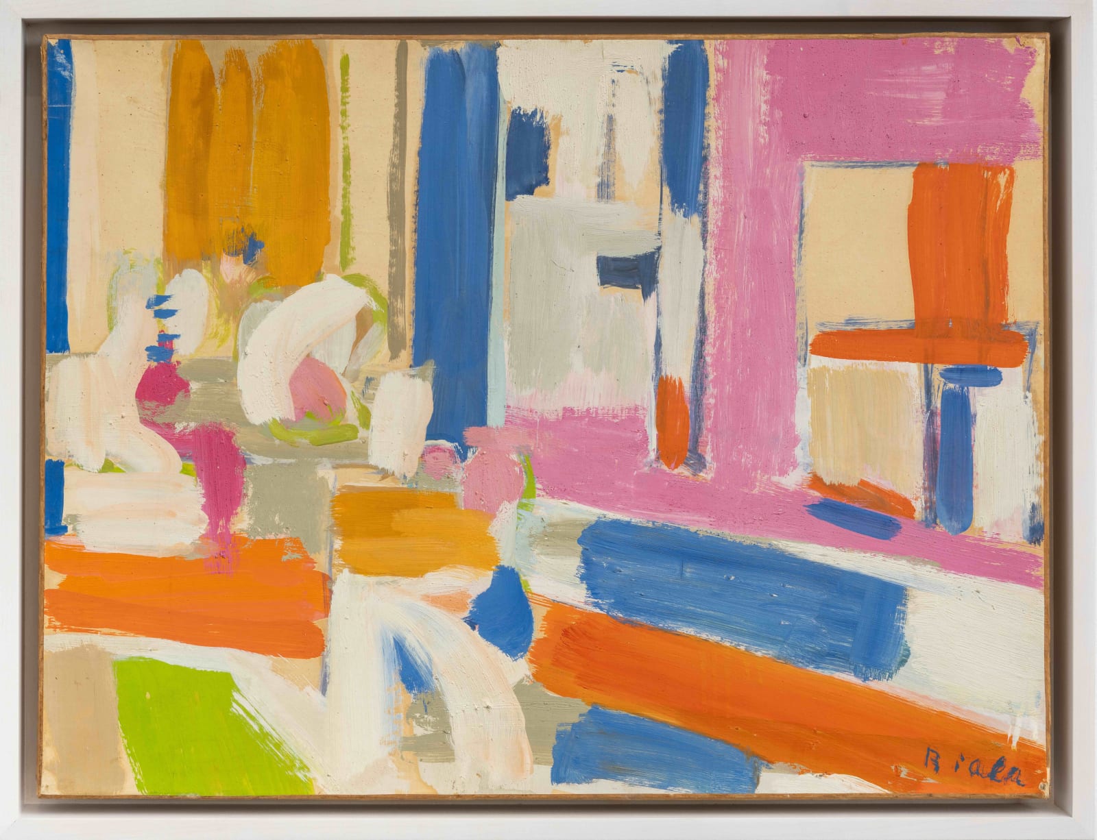JANICE BIALA, Intérieur (roses et fleurs), 1966
