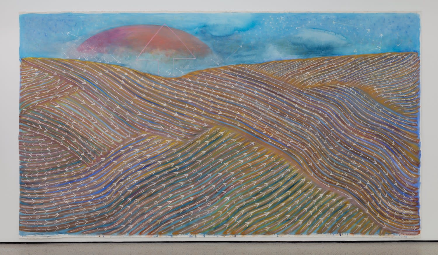 MATHILDE ROSIER, Paysage avec vecteurs 1, 2024