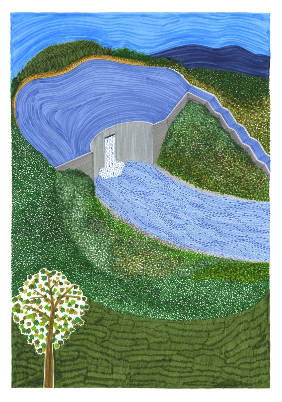 ISABELLE DAËRON, Barrage, 2023