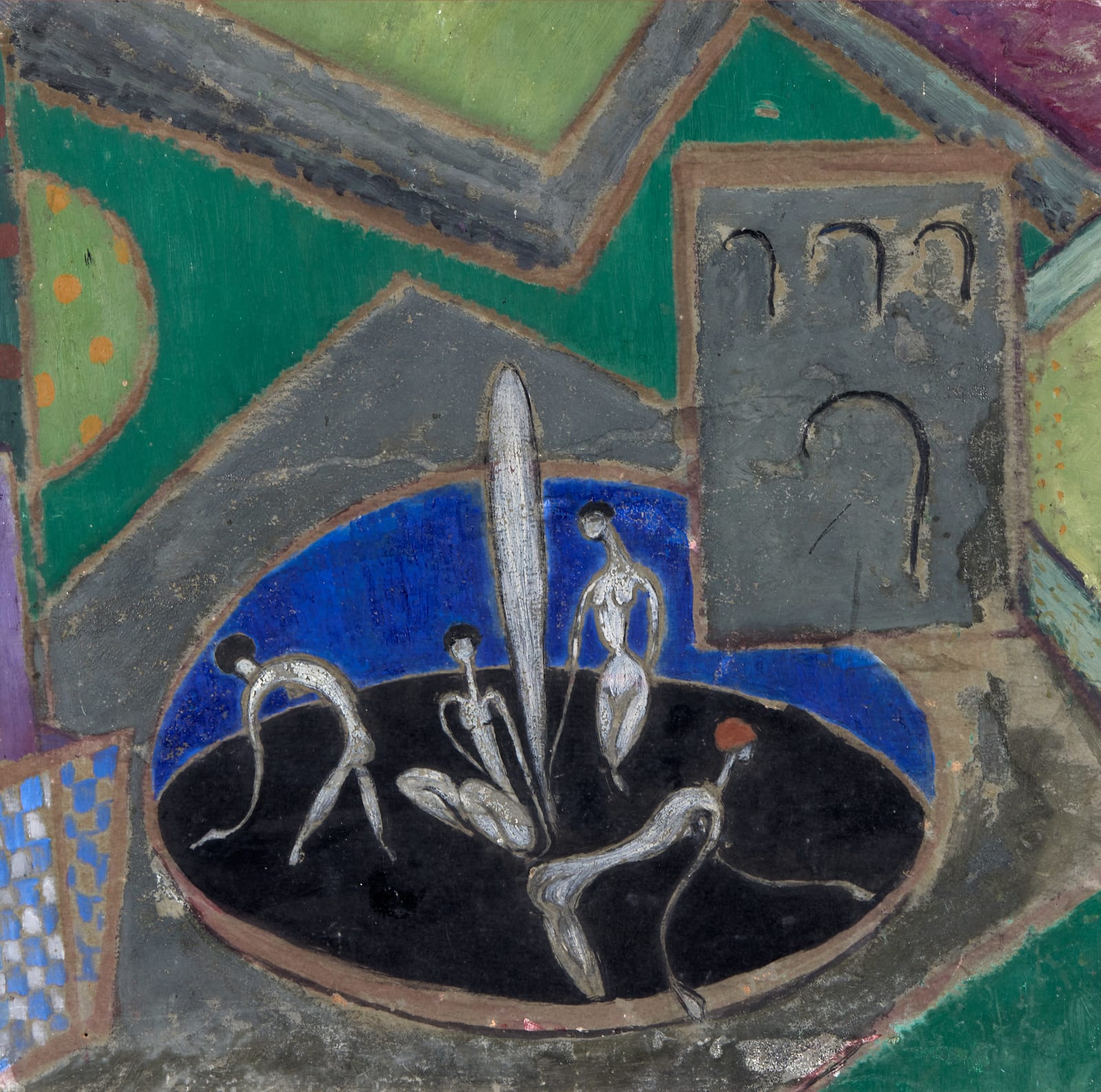 JULIETTE ROCHE, Femmes au bain, Circa 1918