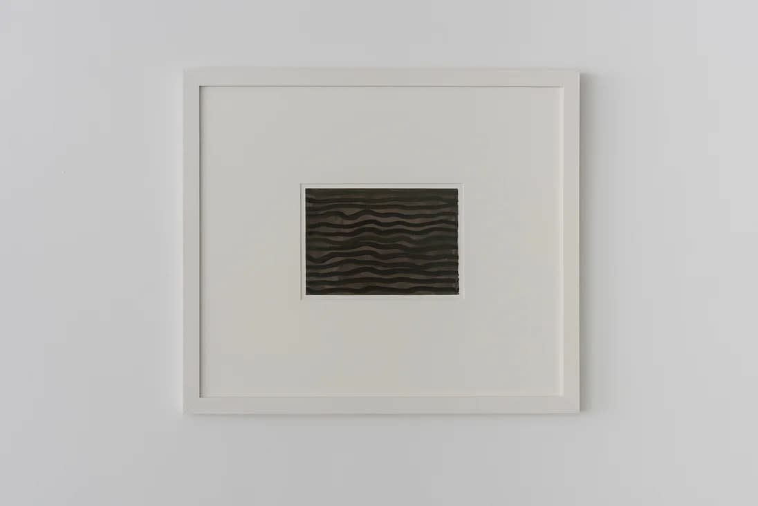 SOL LEWITT, Horizontal Brushstrockes, 2002