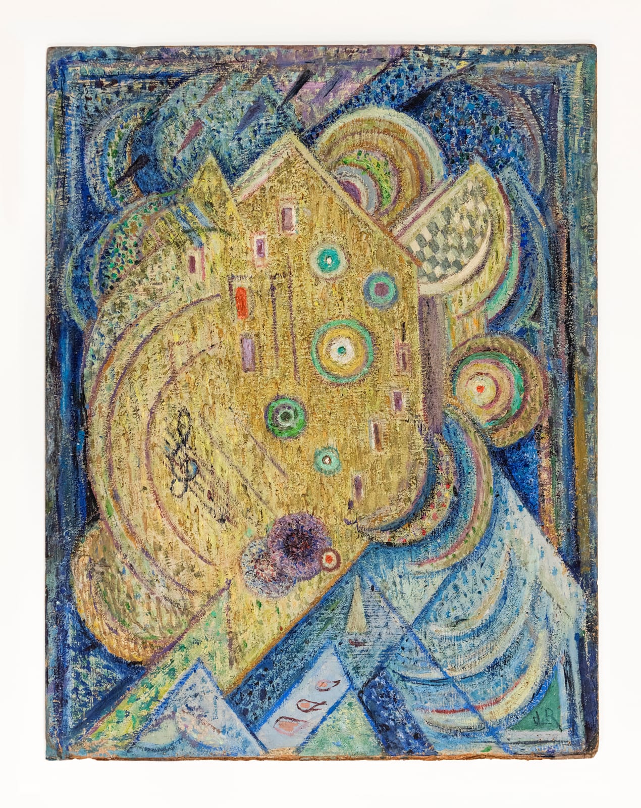 JULIETTE ROCHE, Composition à la clef de sol, circa 1917-1918