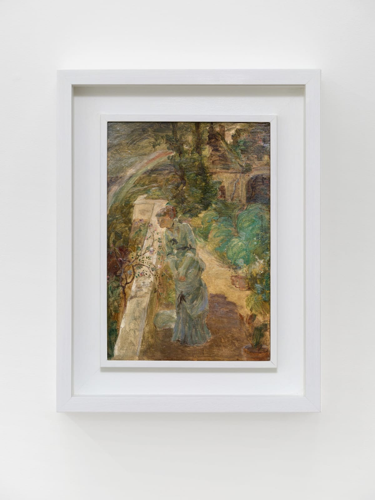 MARIE BRACQUEMOND, Sur la terrasse de la Chabane, Circa 1870-1885