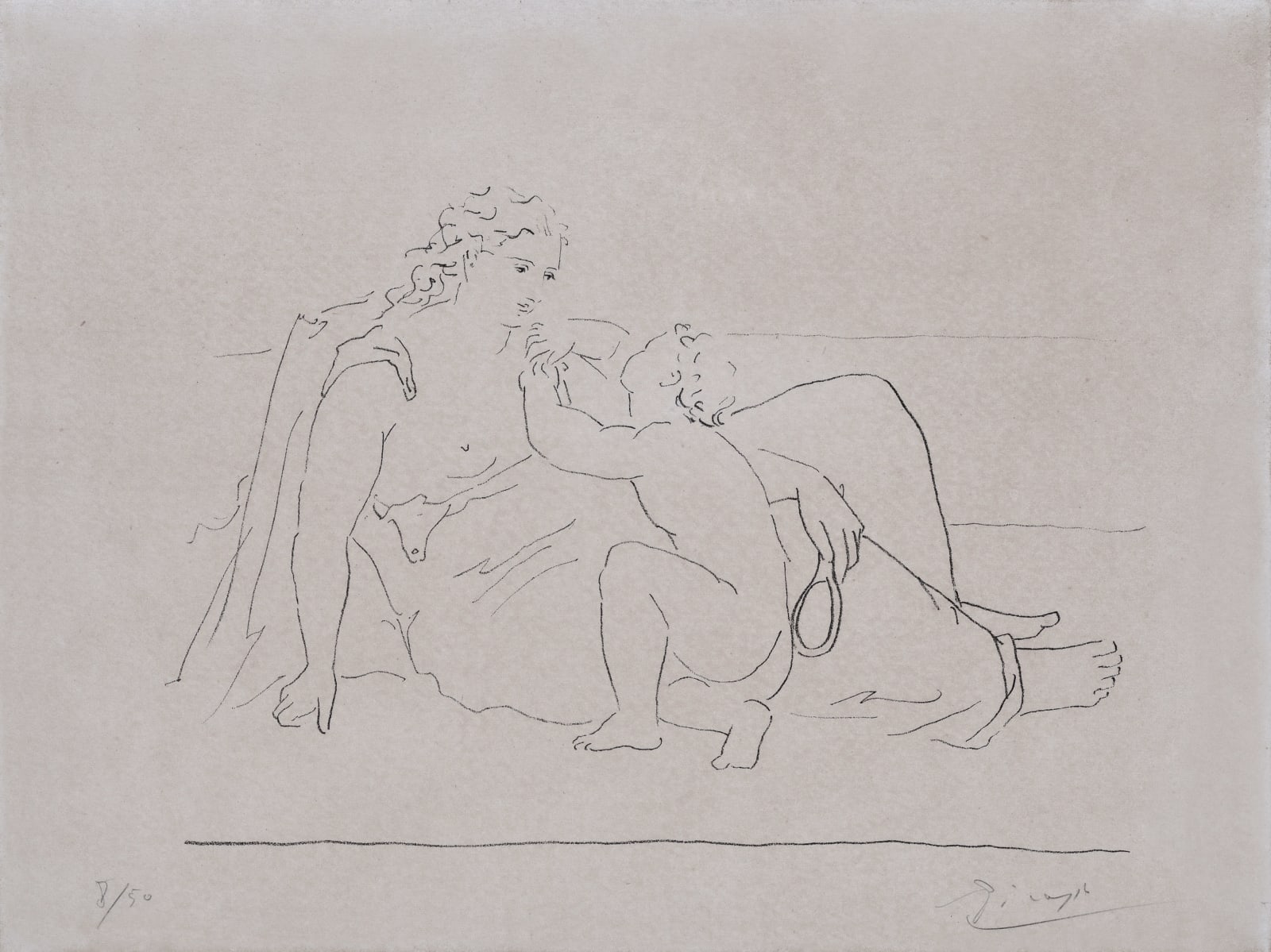 Pablo Picasso, Femme et enfant, 1923