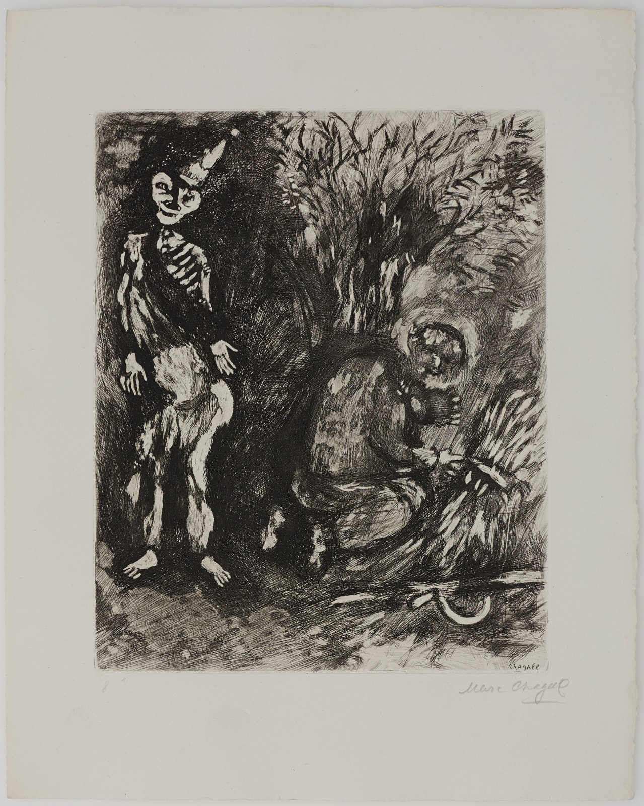 Marc Chagall, La mort & et le Bûcheron, 1927-30