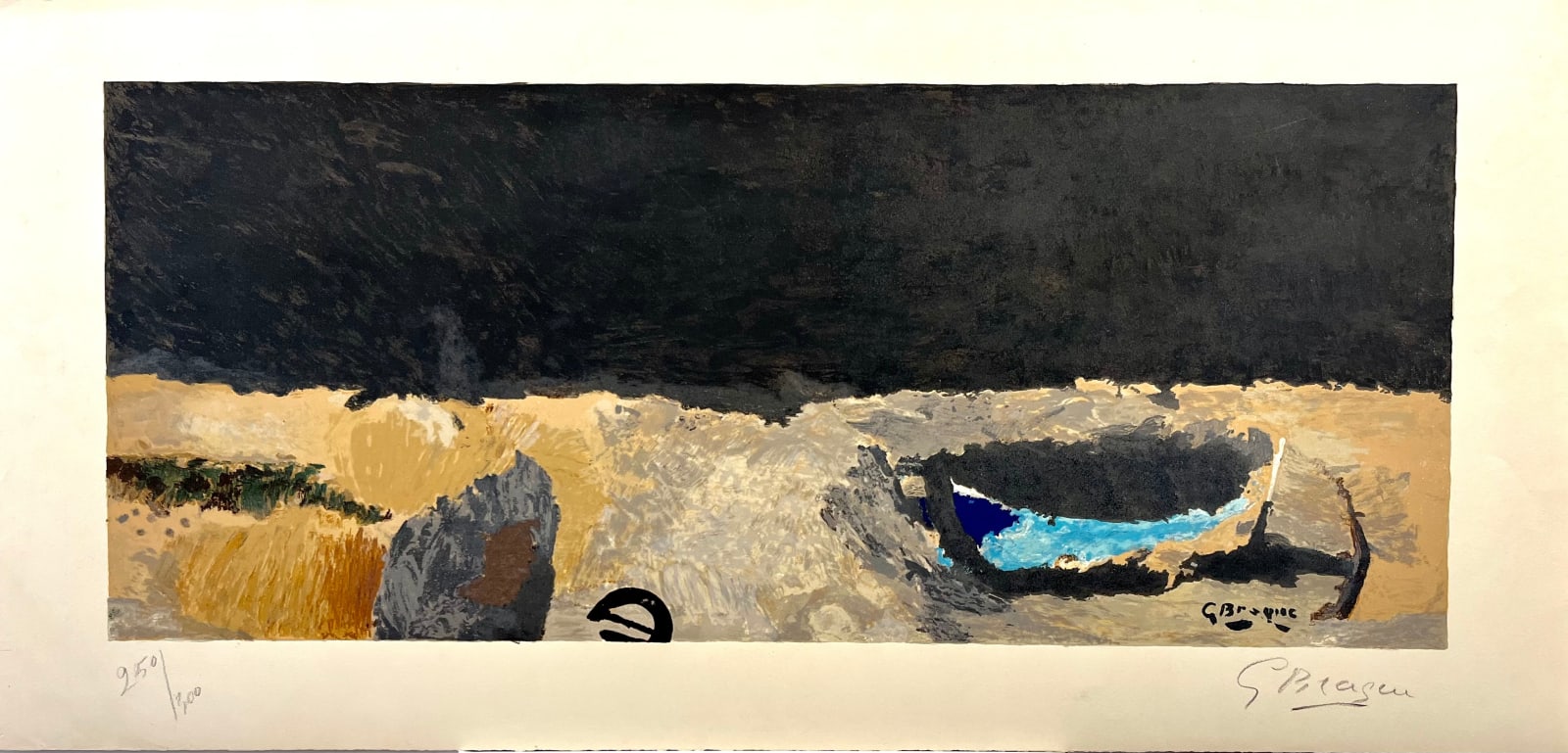 Georges Braque, La barque sur la grève, 1956