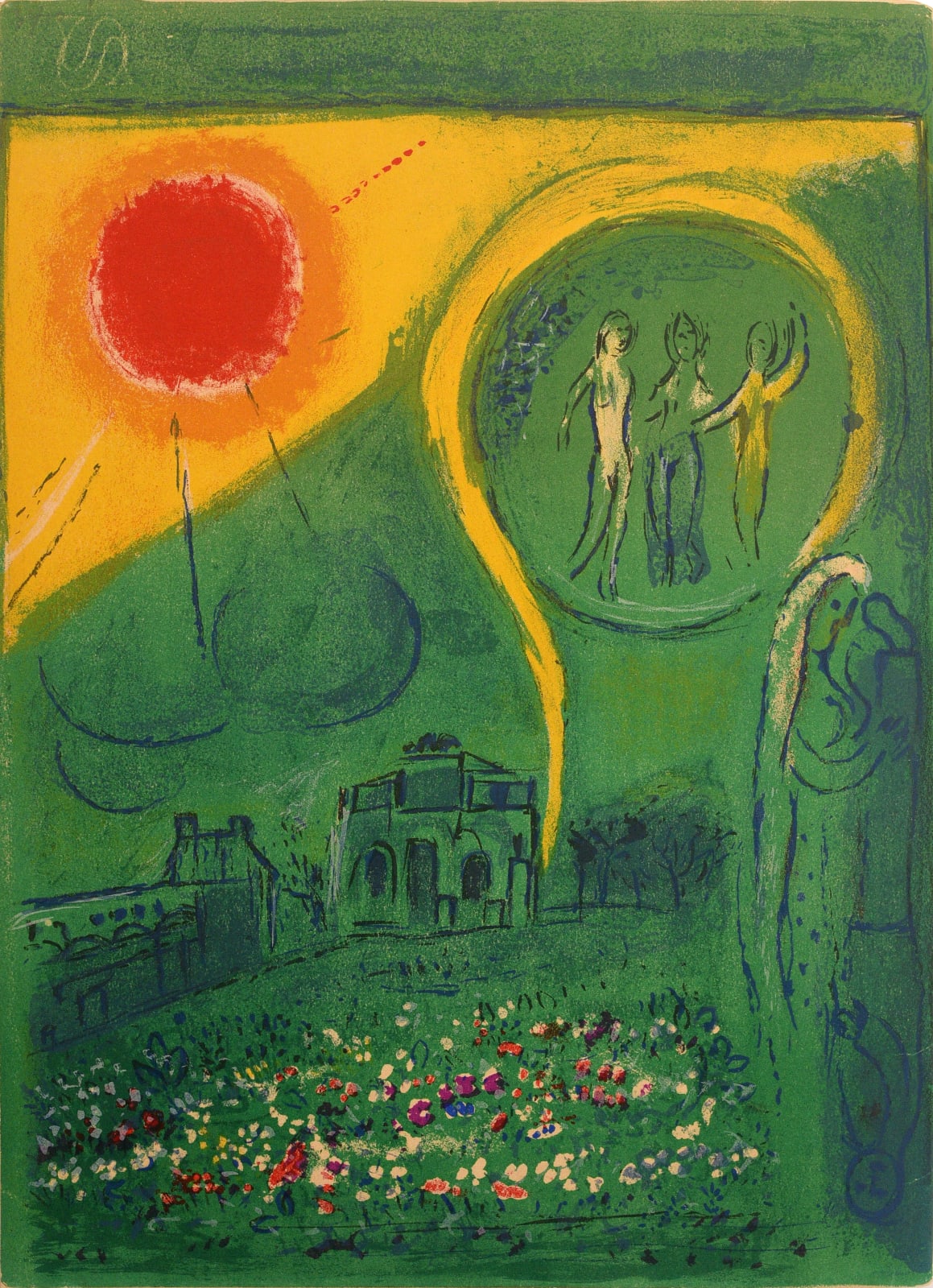 Marc Chagall, Le Carrousel du Louvre, 1954
