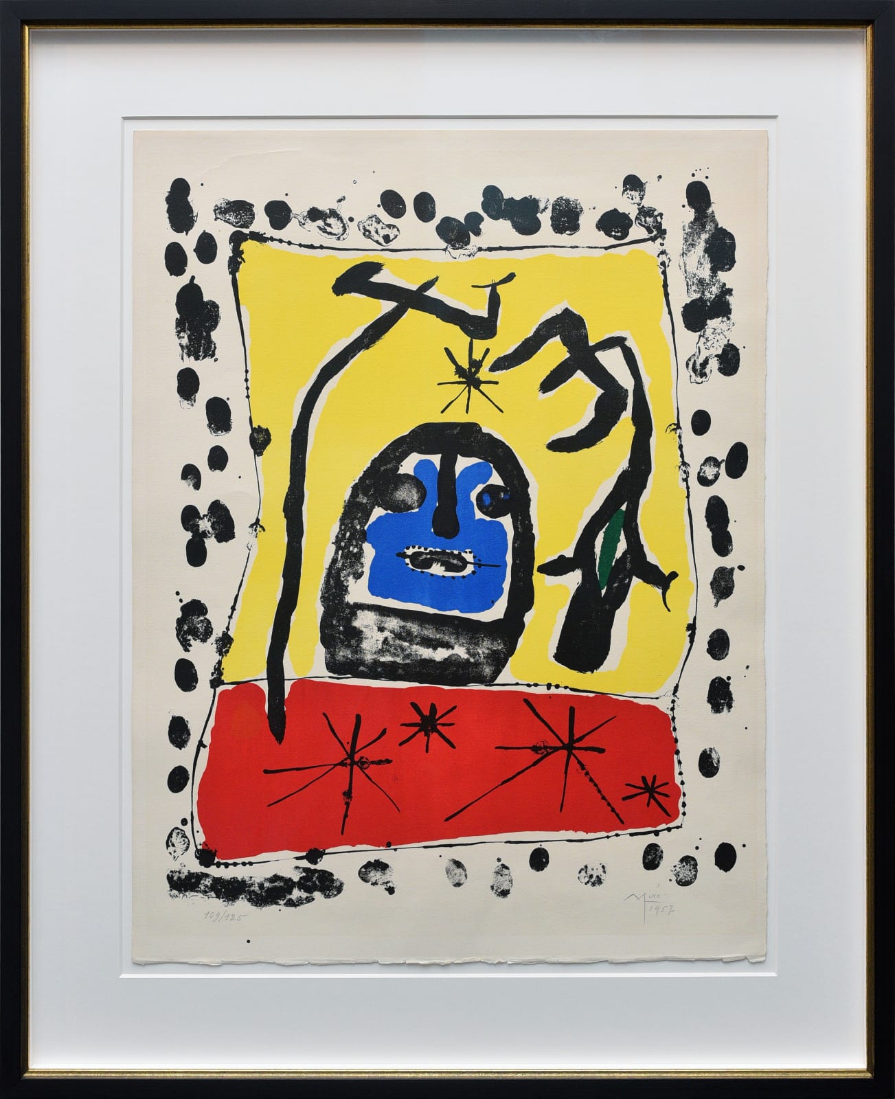 Joan Miró, Exposition à la Galerie Matarasso, Nice, 1957