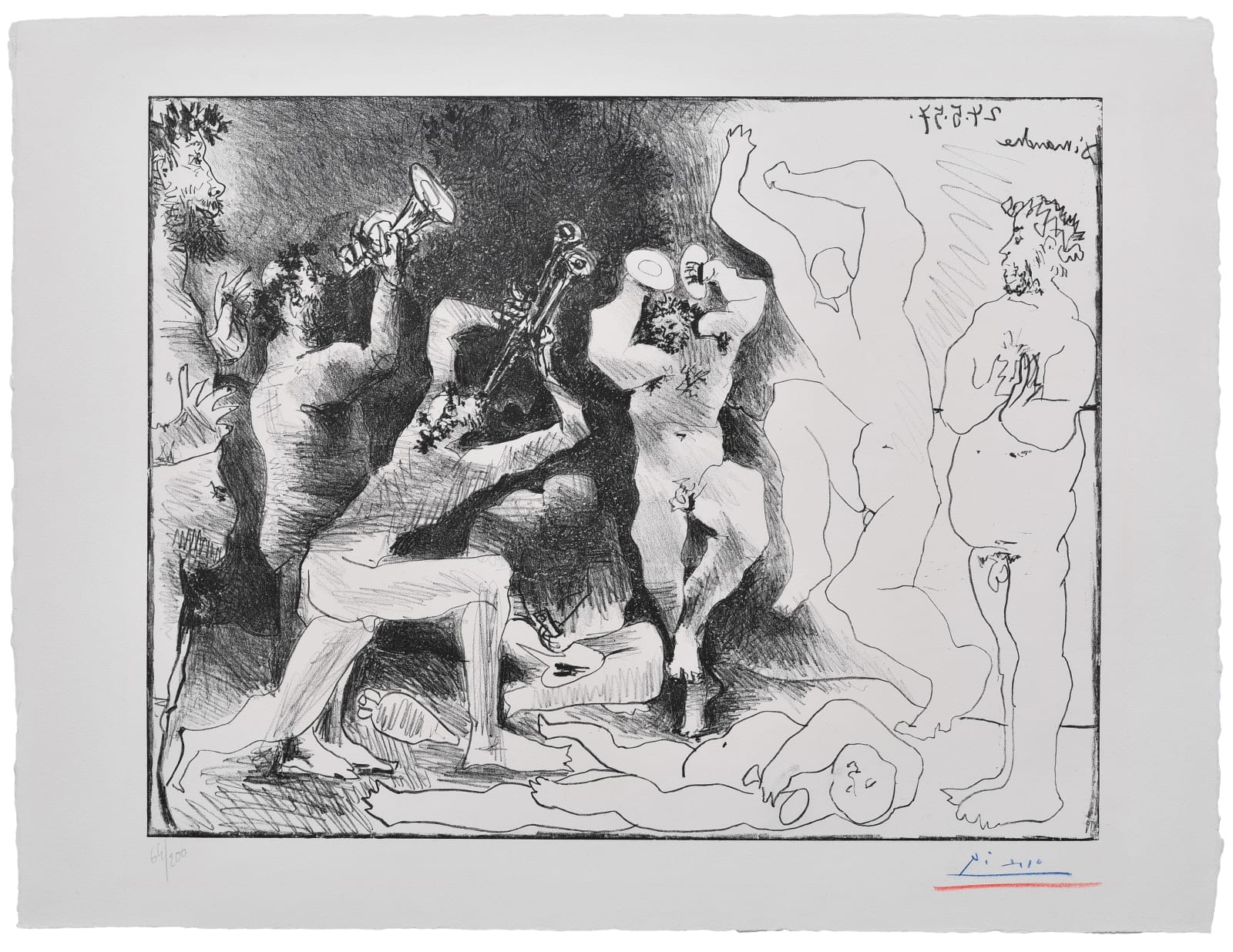 Pablo Picasso, La danse des Faunes, 1957