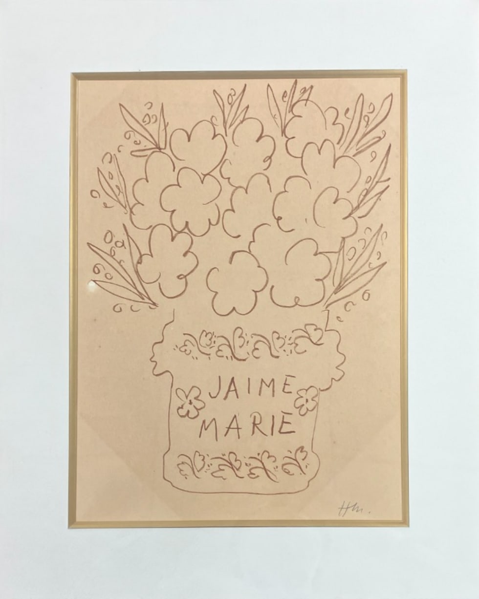 Henri Matisse, J'aime Marie, 1948