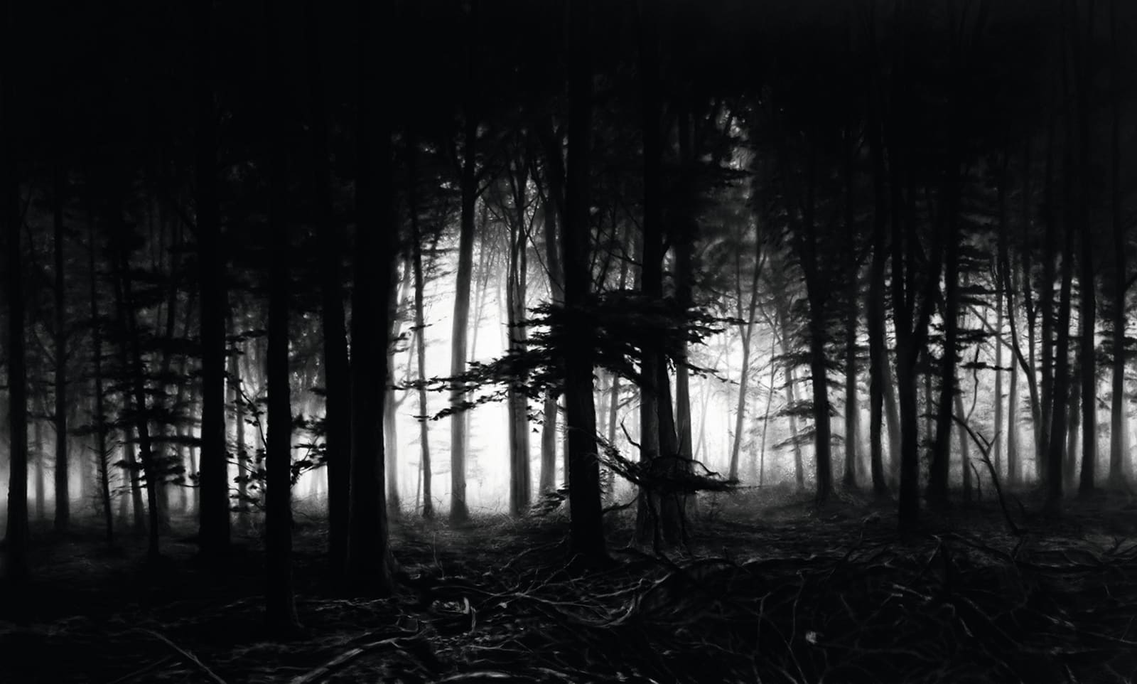 Robert Longo, Untitled (Forest of Doxa), 2014