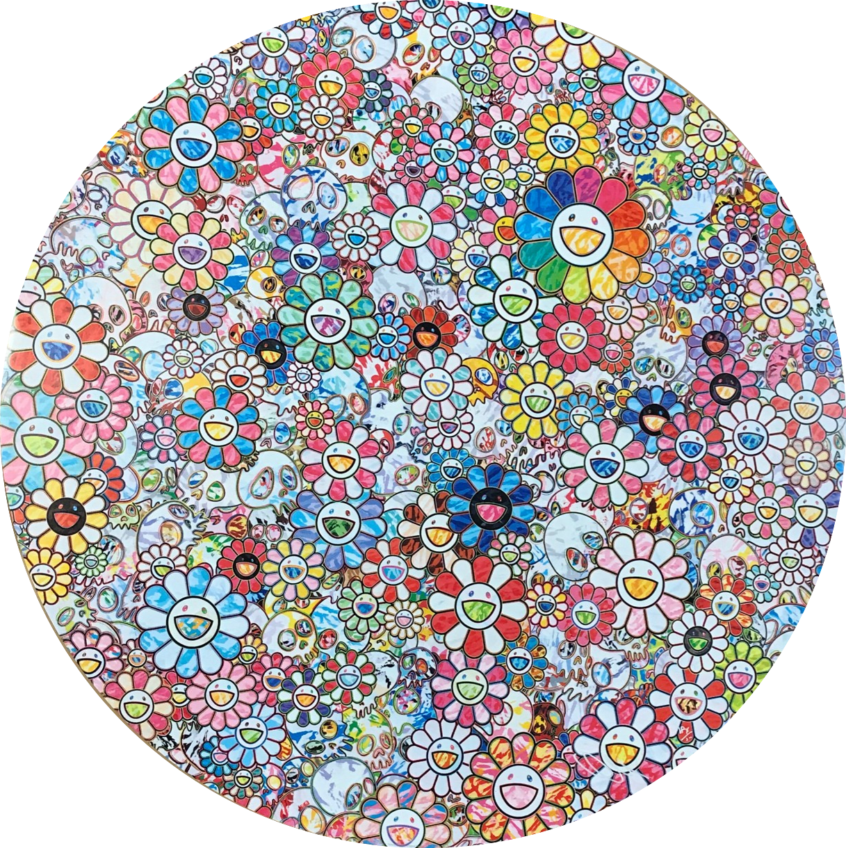 Takashi Murakami, Paradise in a Flower Field, 2023