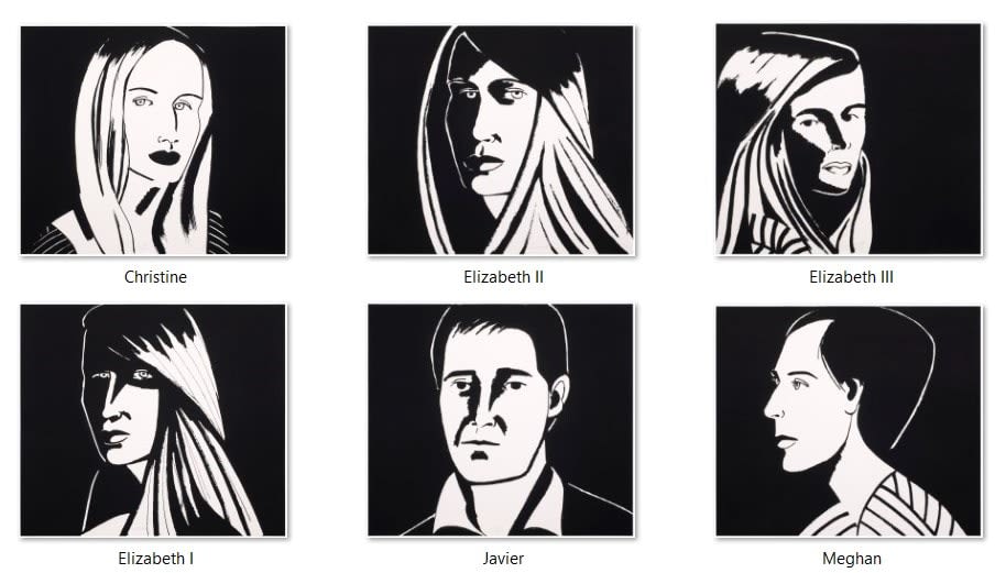 Alex Katz, Six Portraits album, 2013