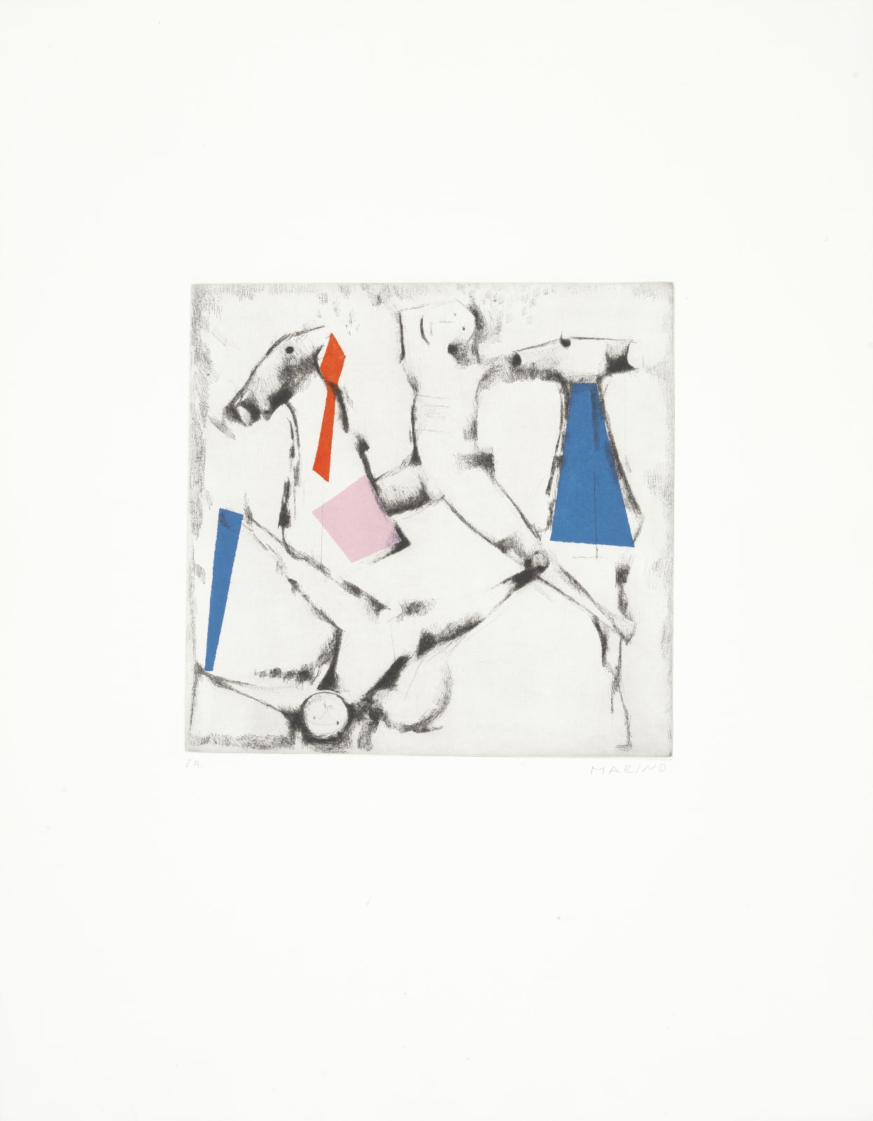 Marino Marini, La Caduta, 1973