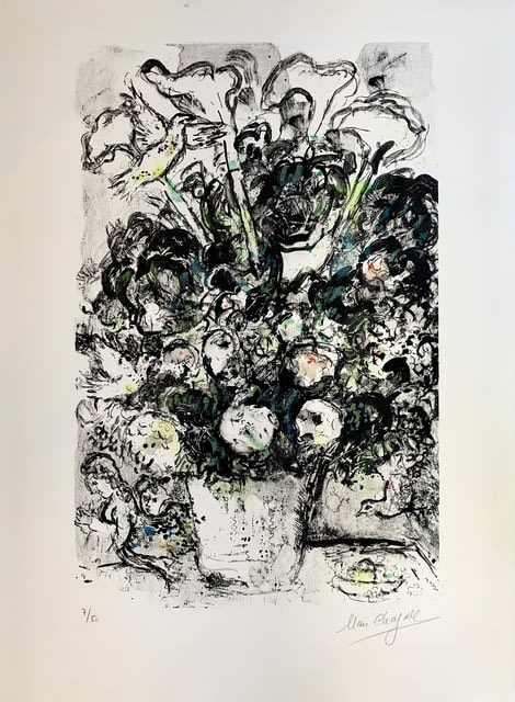 Marc Chagall, Le Bouquet blanc, 1969