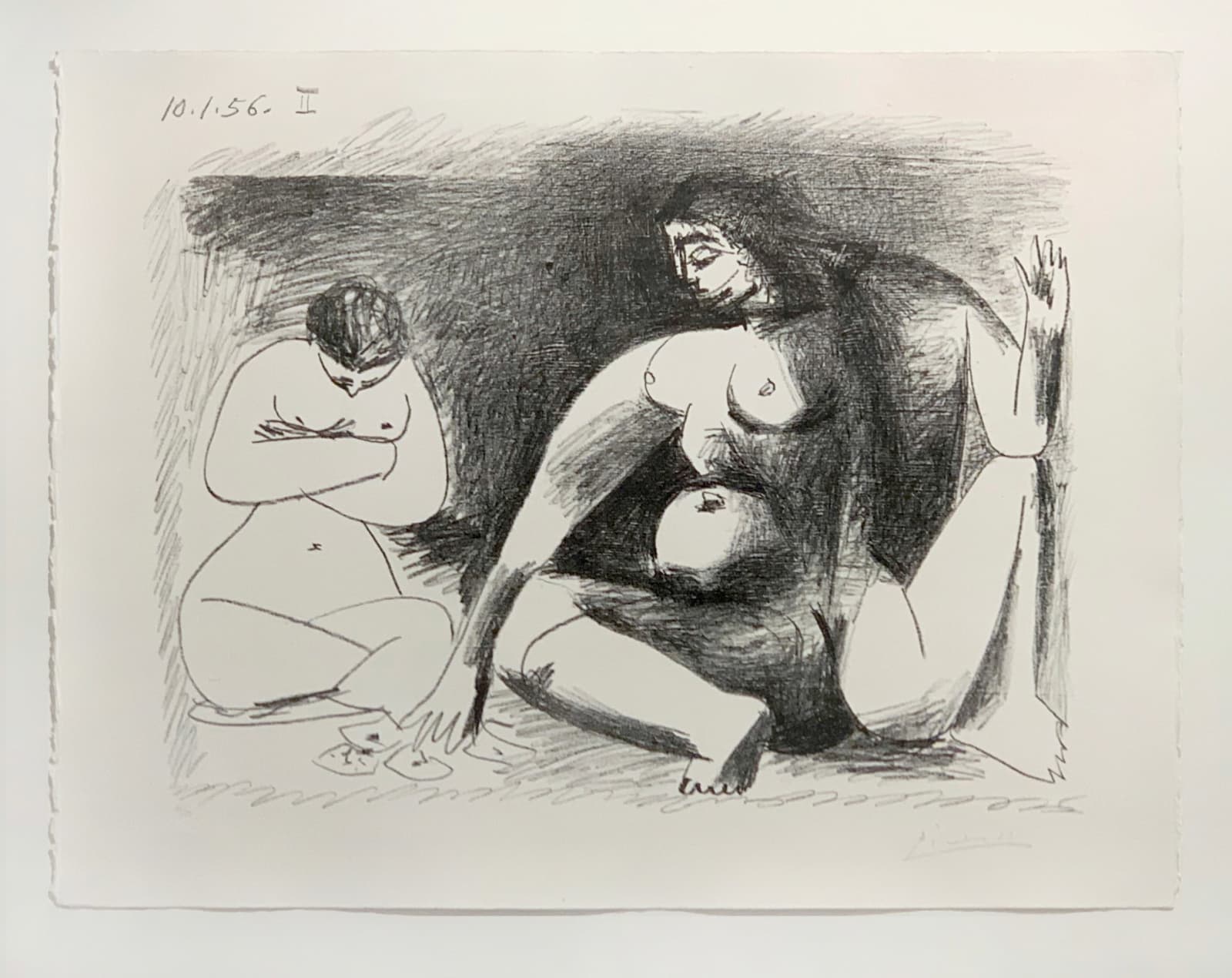 Pablo Picasso, Deux femmes accroupies, 1956