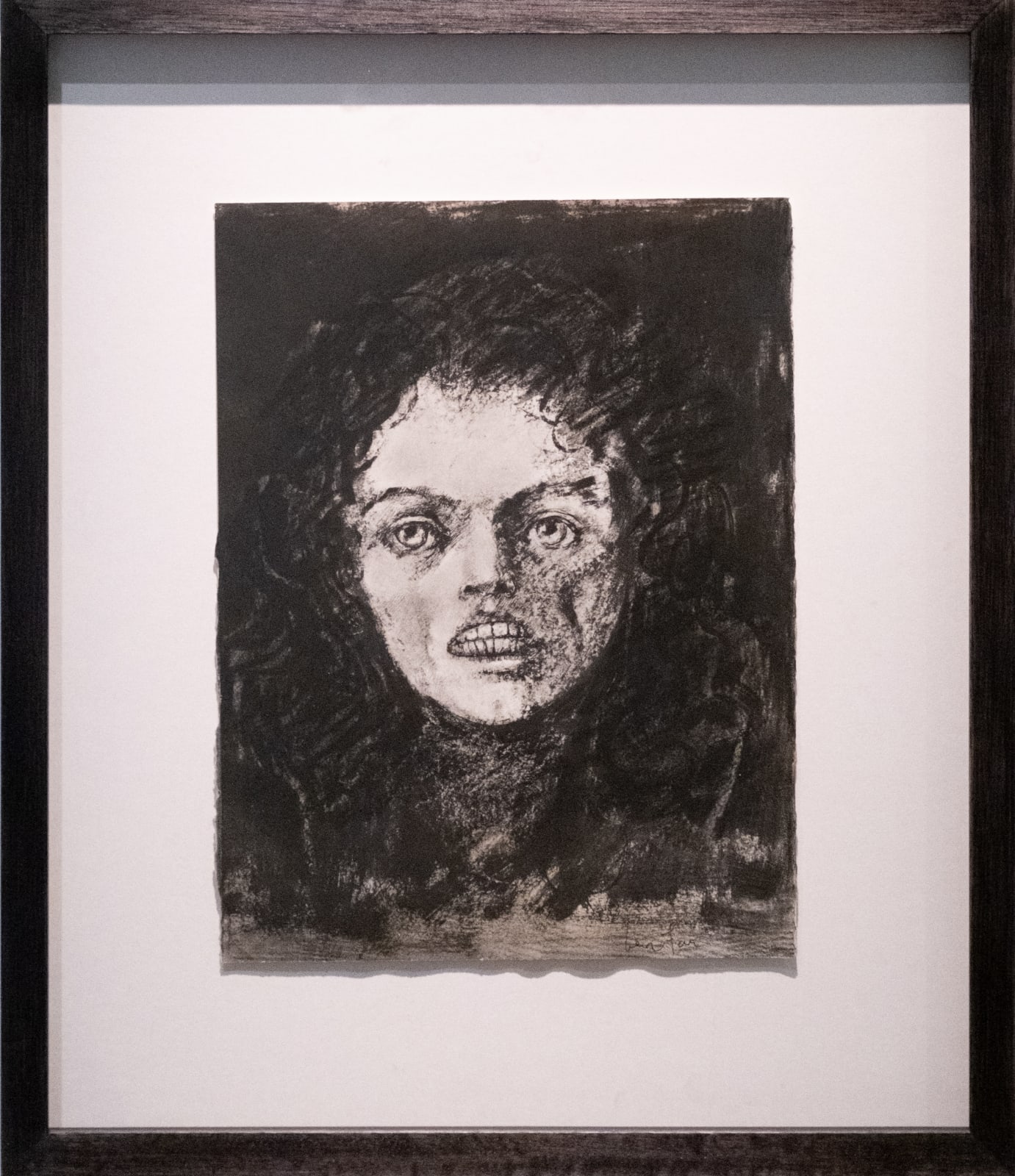 Leonor Fini, Monotype: Visage imaginaire I (Contes Fantastiques de Poe), c.1952