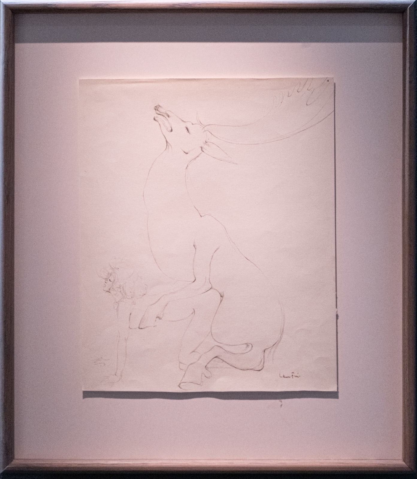 Leonor Fini, Dessin érotique, 1953