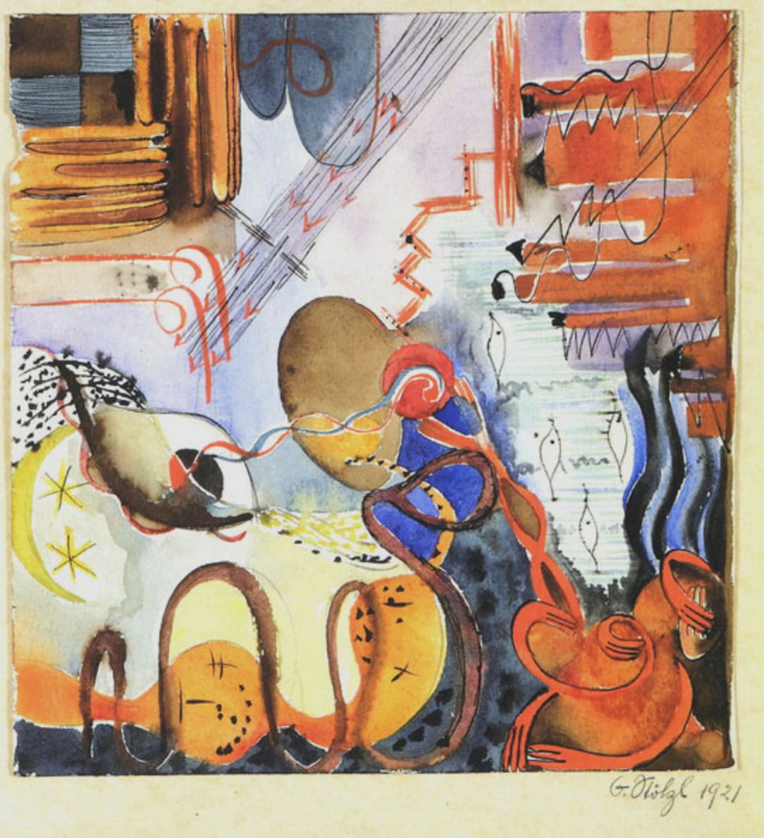 Gunta Stölzl, Study, 1921