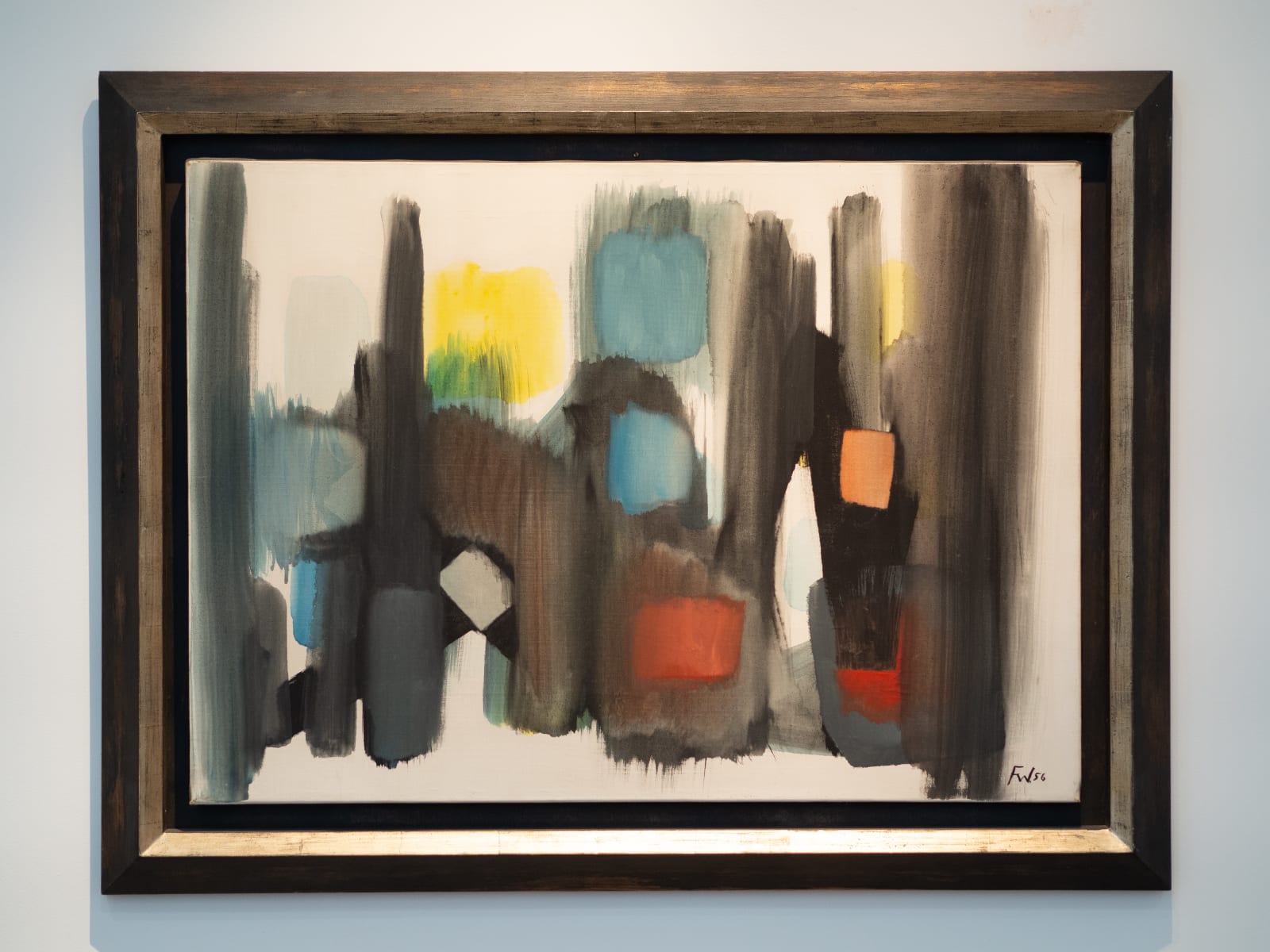 Fritz Winter, Variation in Grau, 1956