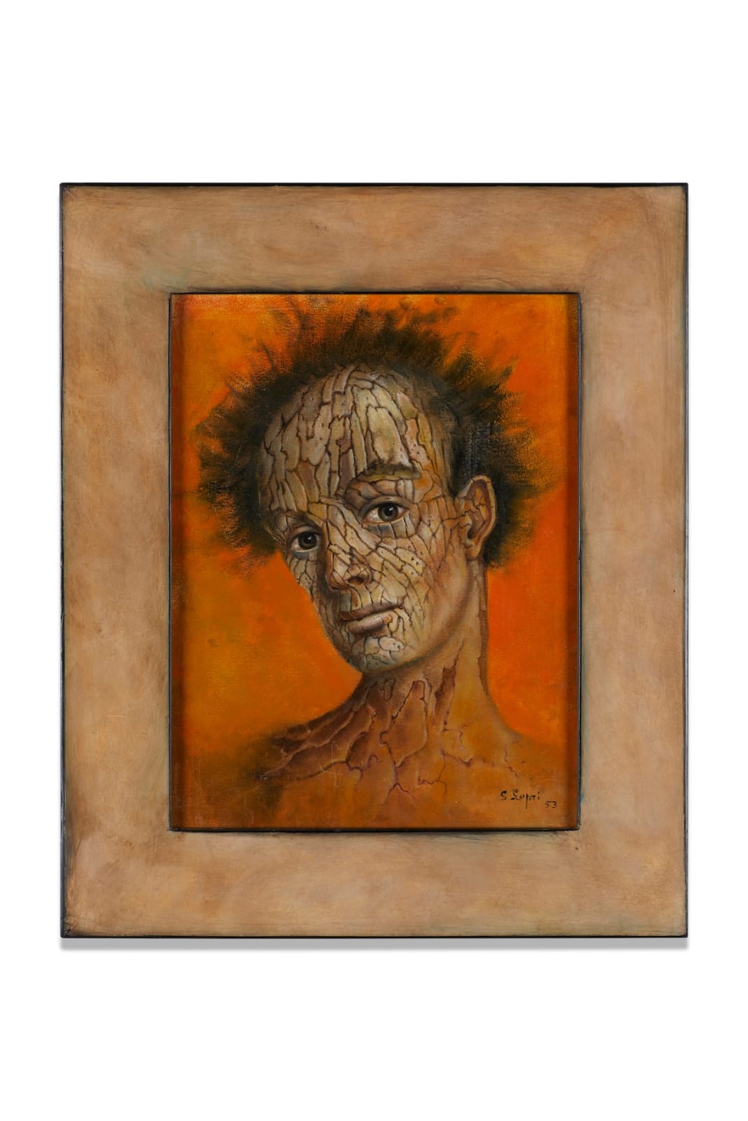 Stanislao Lepri, L'homme au visage craquelé , 1953