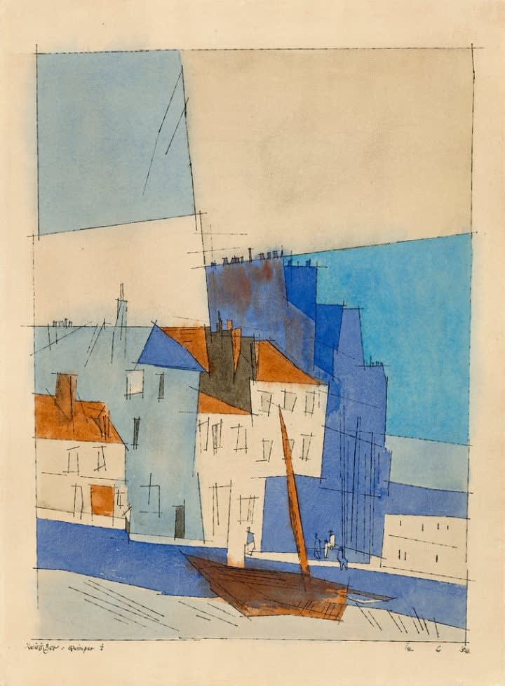 Lyonel Feininger, Quimper I, 1932