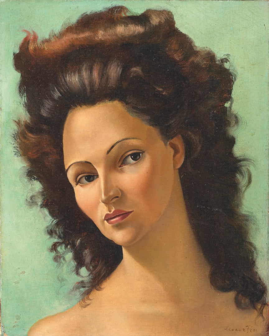 Leonor Fini, Portrait féminin no. 19, circa 1940-46