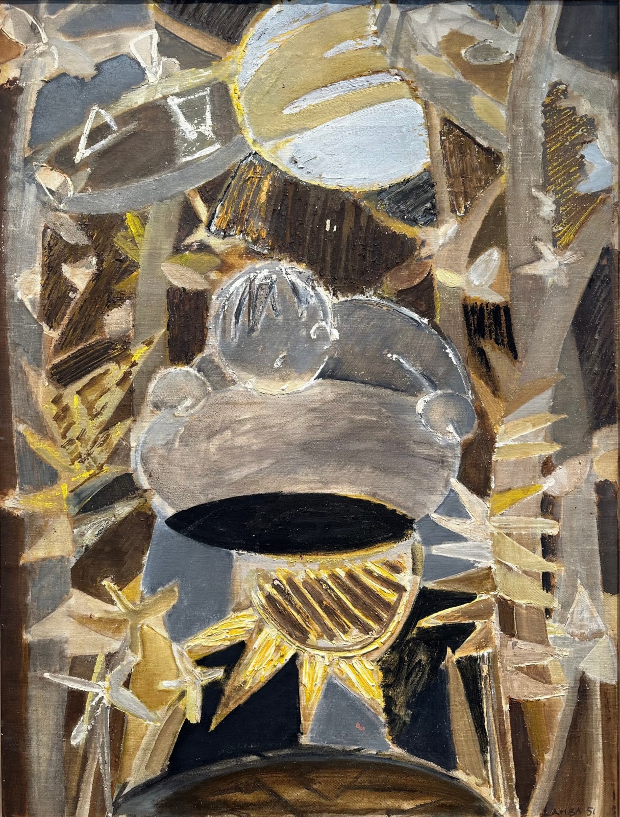 Jacqueline Lamba, L'enfant au puit, 1951