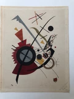 Vassily Kandinsky, Lithography ‘Violet’, 1923