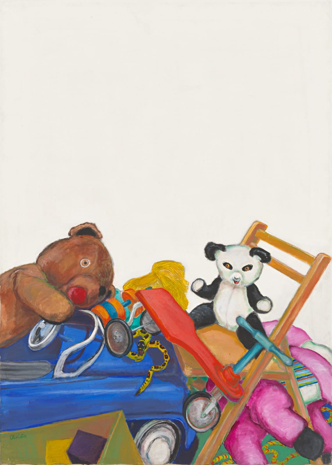 Christa Dichgans, Spielzeugstilleben (New York), 1967