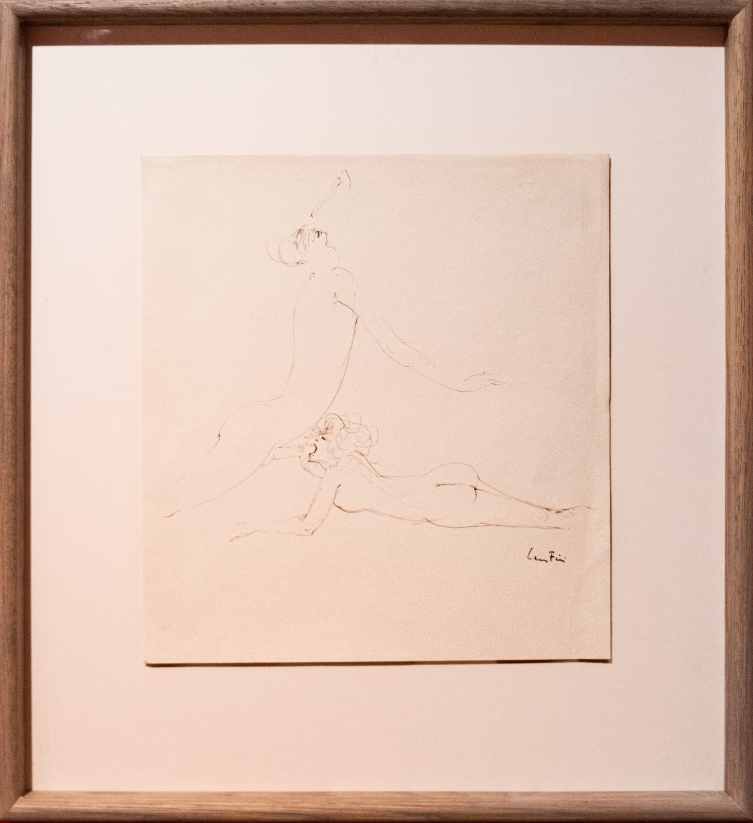 Leonor Fini, Dessin Erotique : Couple III, 1980