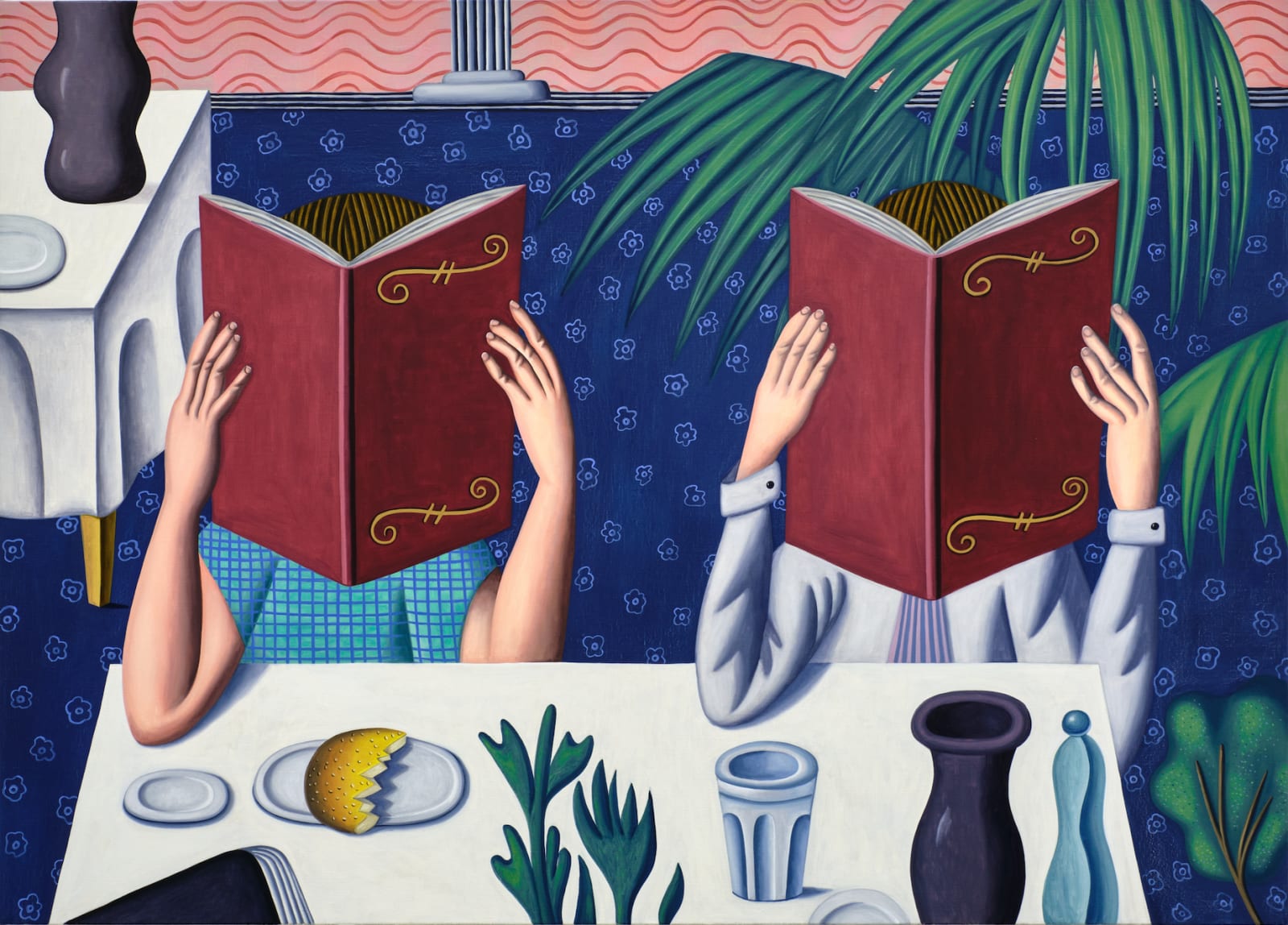 Jonathan Gardner, Reading Menus, 2021