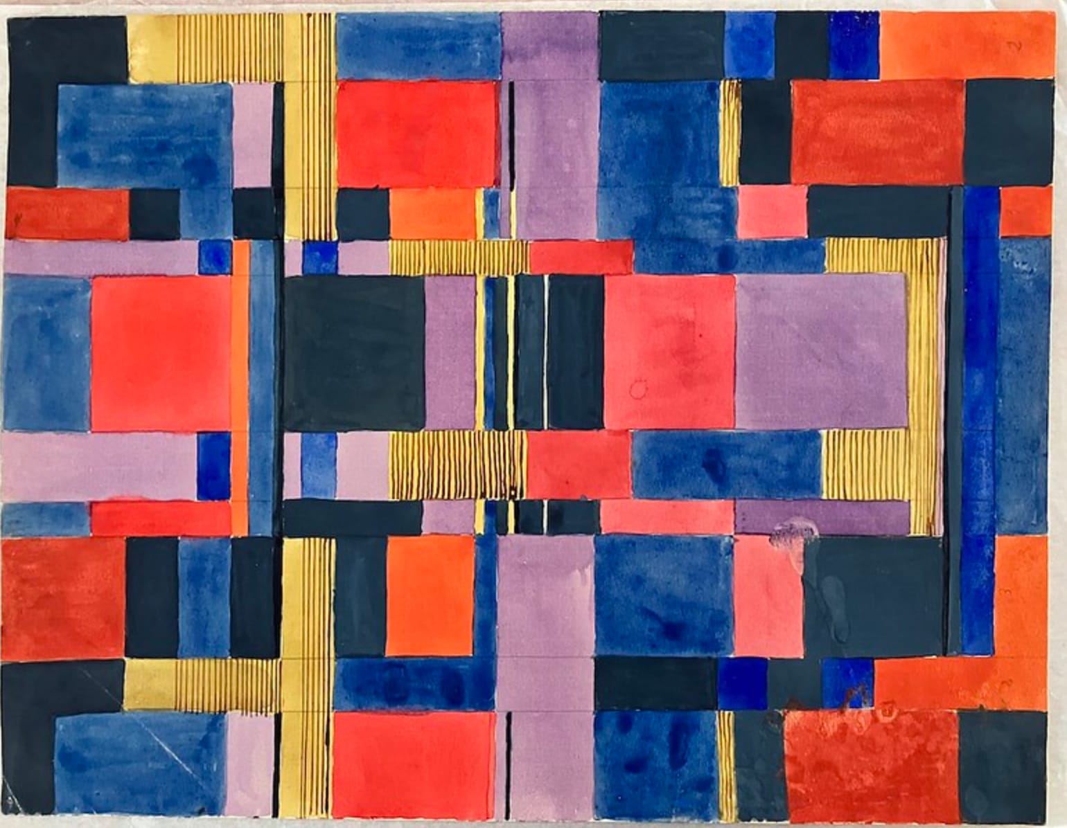 Gunta Stölzl, Design for a Wall Hanging, 1927-1928