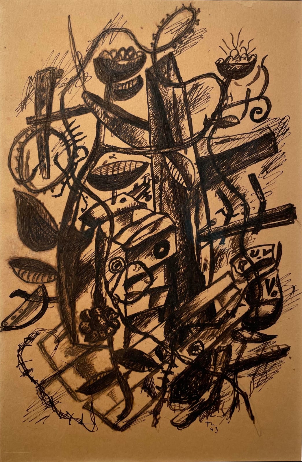 Fernand Léger, Fleurs des champs, 1943