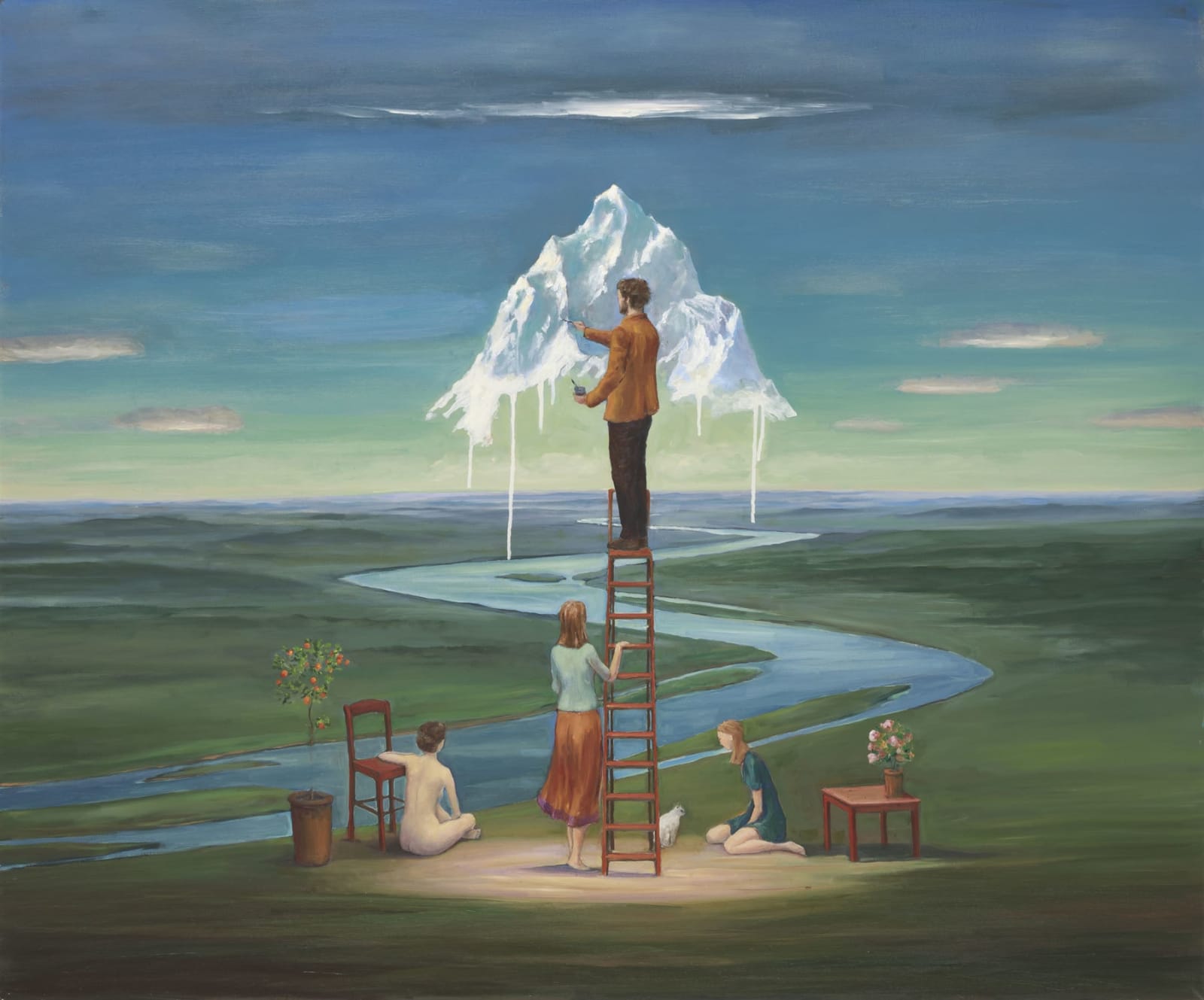 Sasha Drutskoy, Studio view, 2021