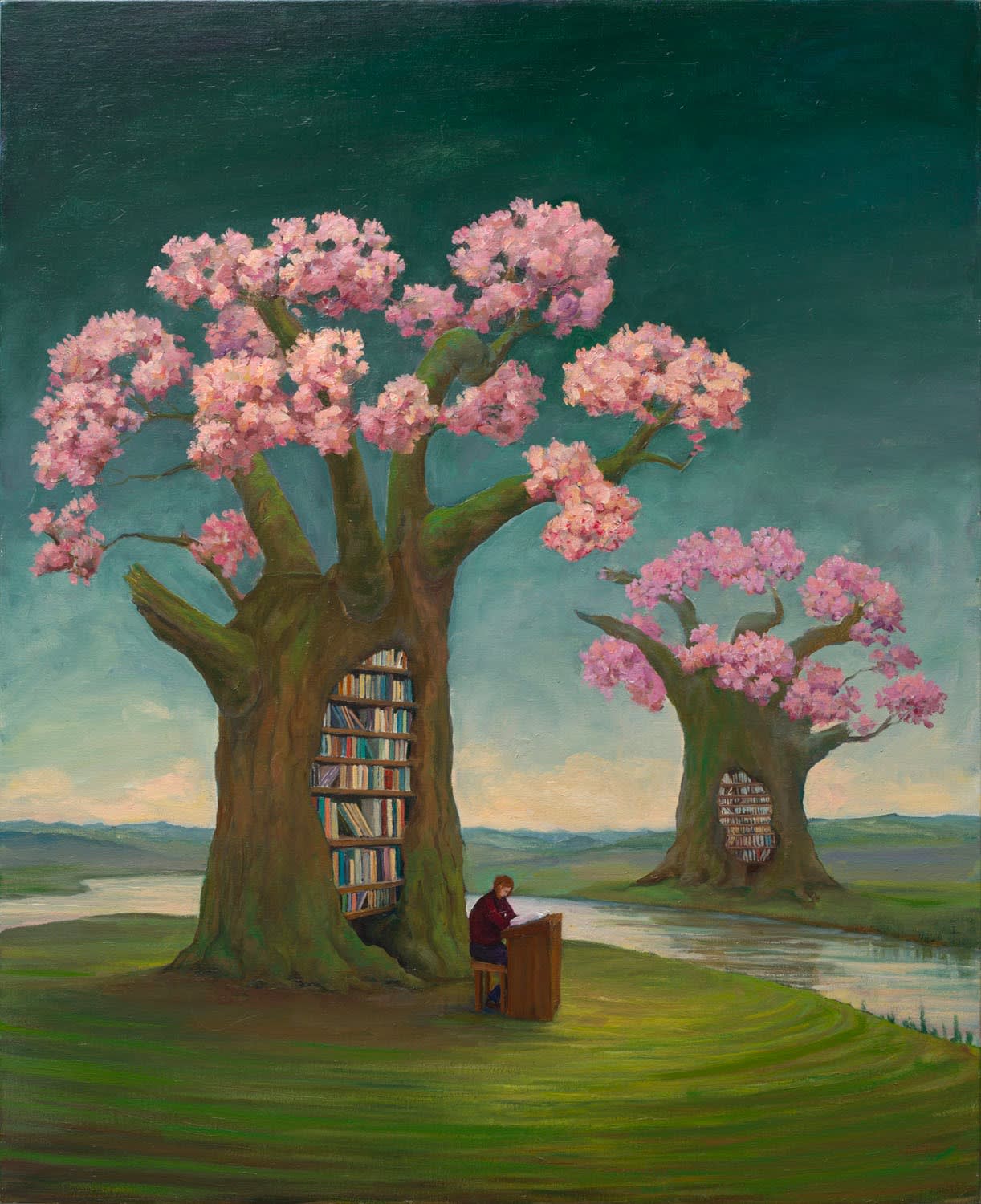 Sasha Drutskoy, Reading room, 2023