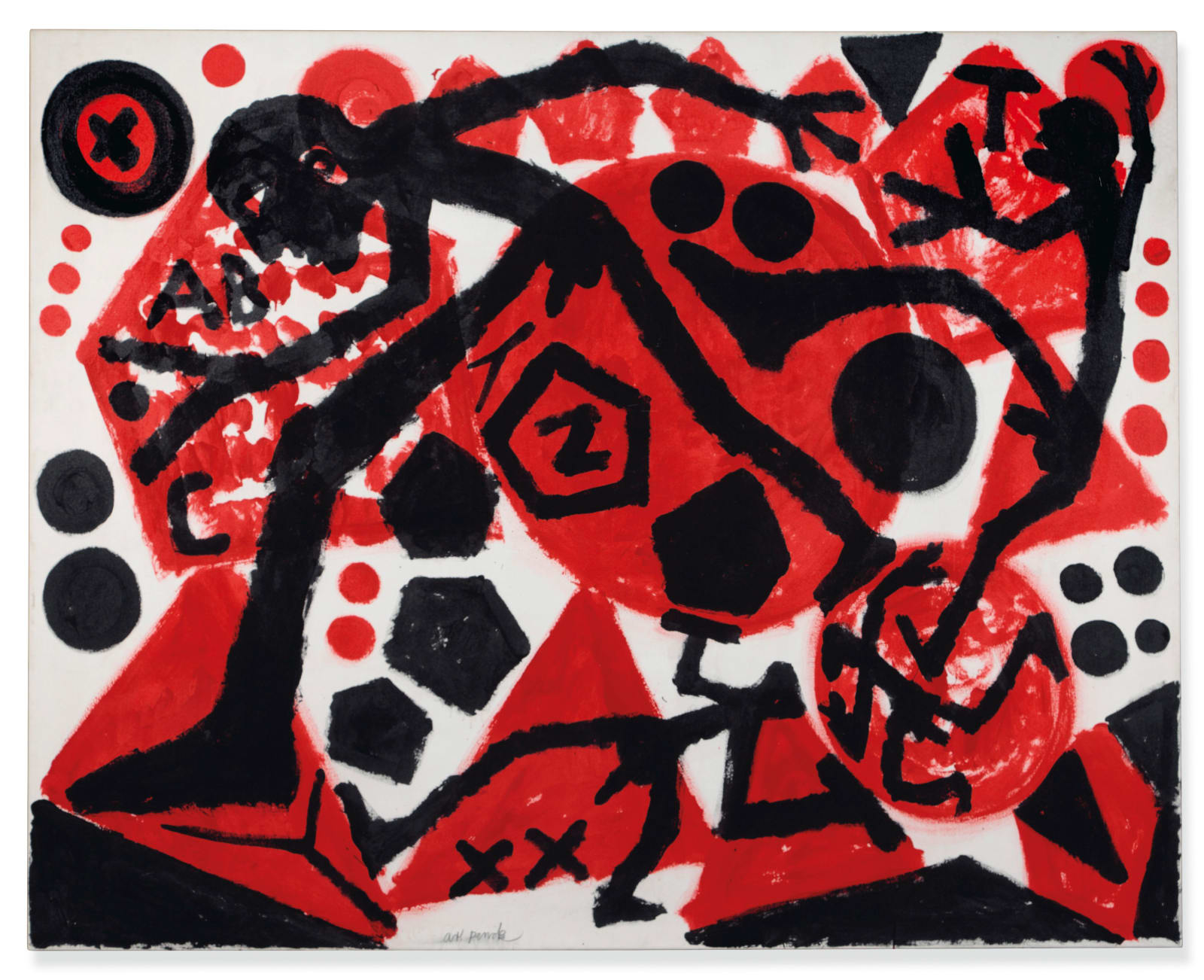 A. R. PENCK, Der Schritt, 1994