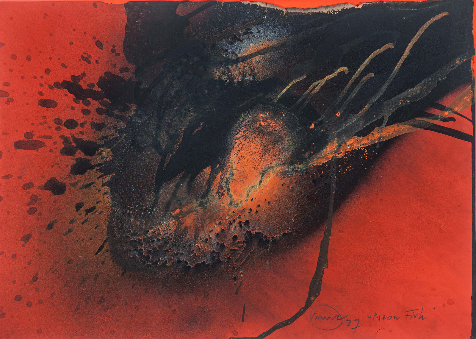 OTTO PIENE, Neonfish, 1977