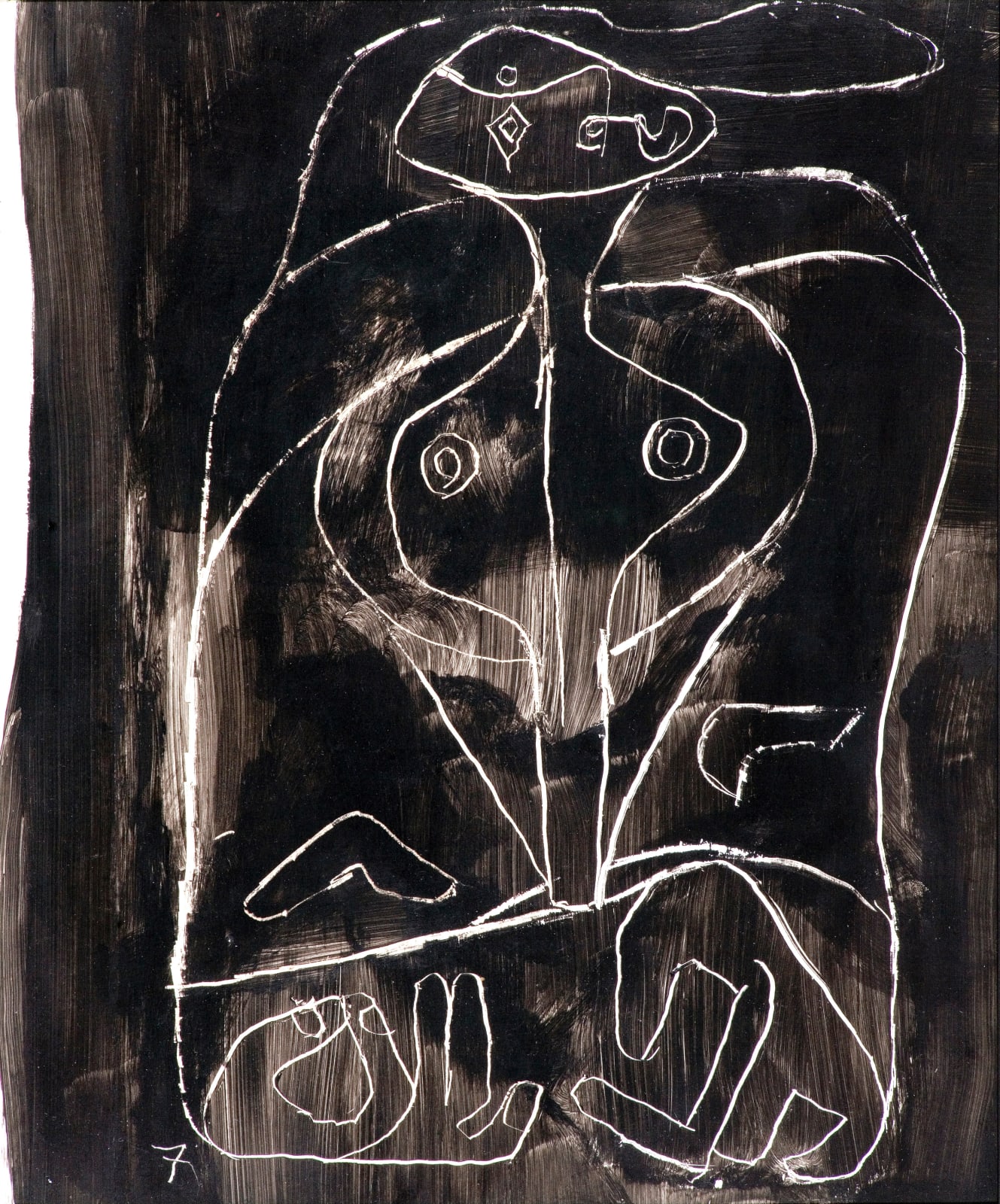 LE CORBUSIER, Femme et mains, 1962