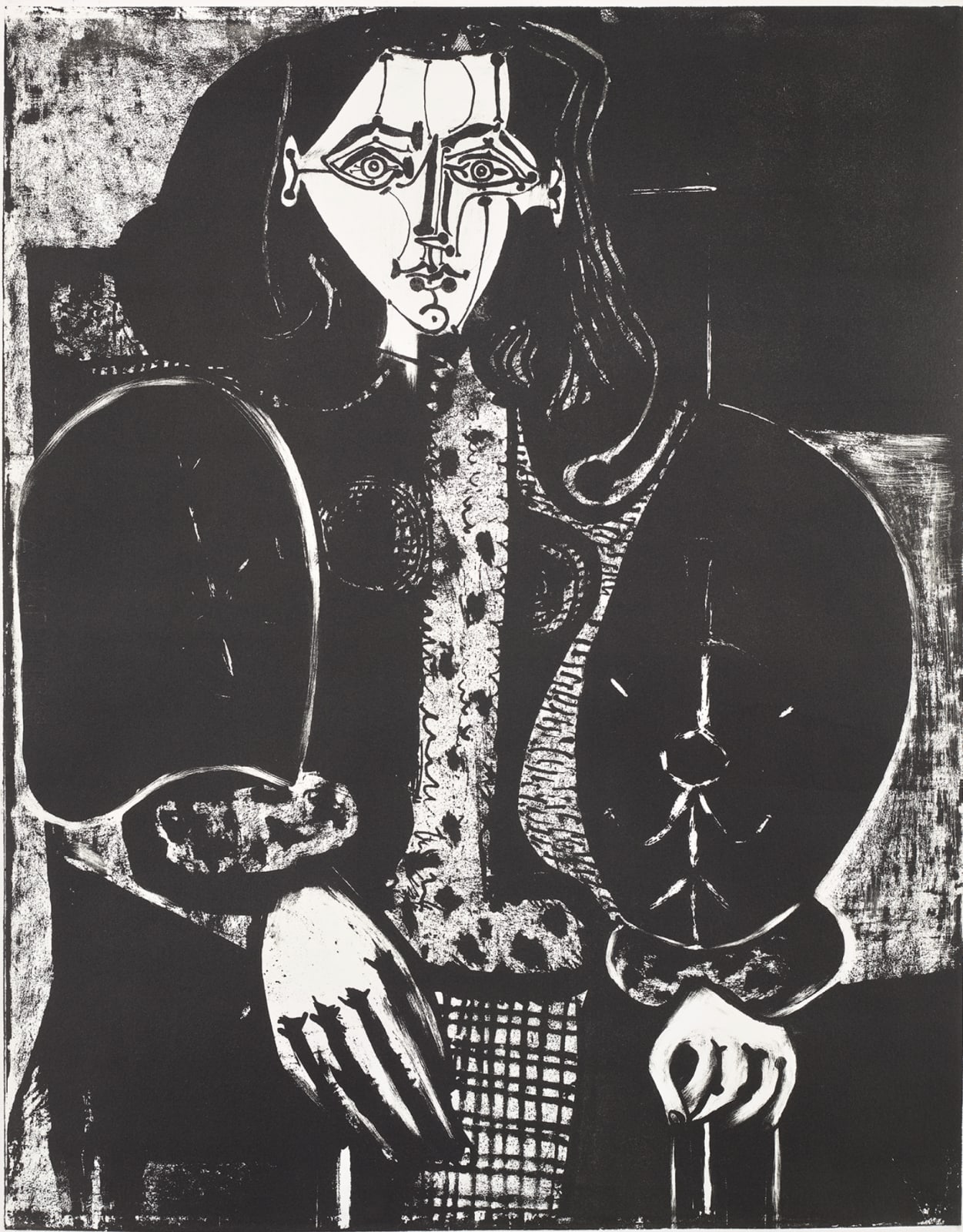 PABLO PICASSO, Femme au fauteuil, No. 1, 16.1.1949