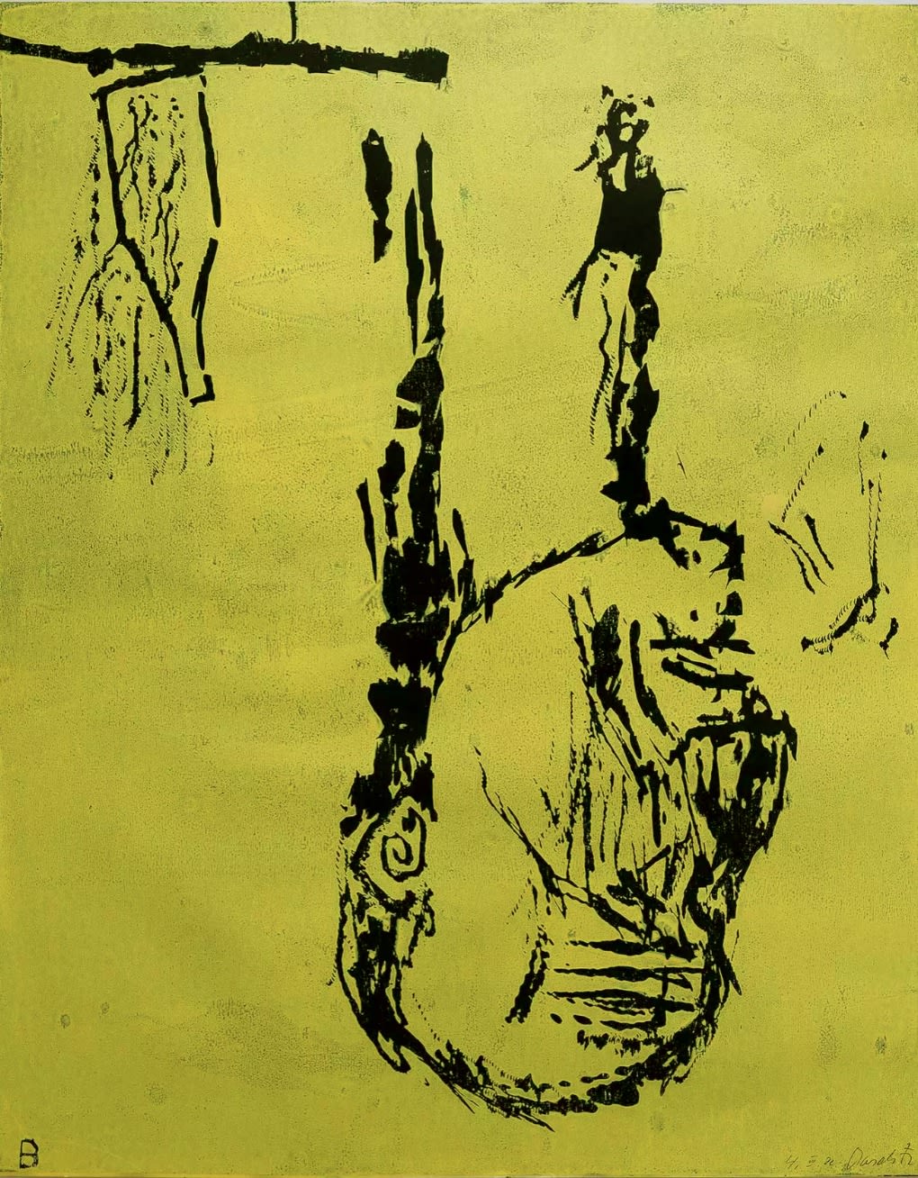 GEORG BASELITZ, Kopf, 1981