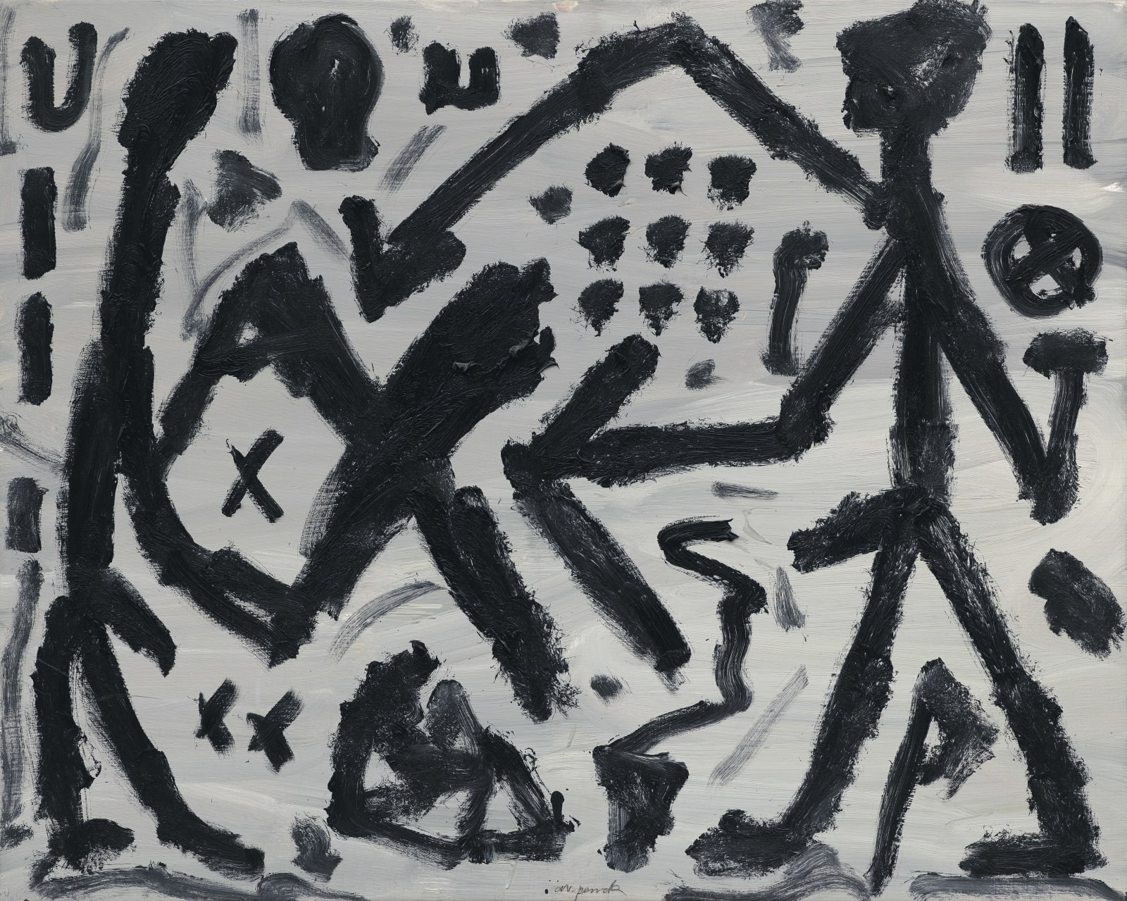 A. R. PENCK, Terminate the X(VIII), 1989