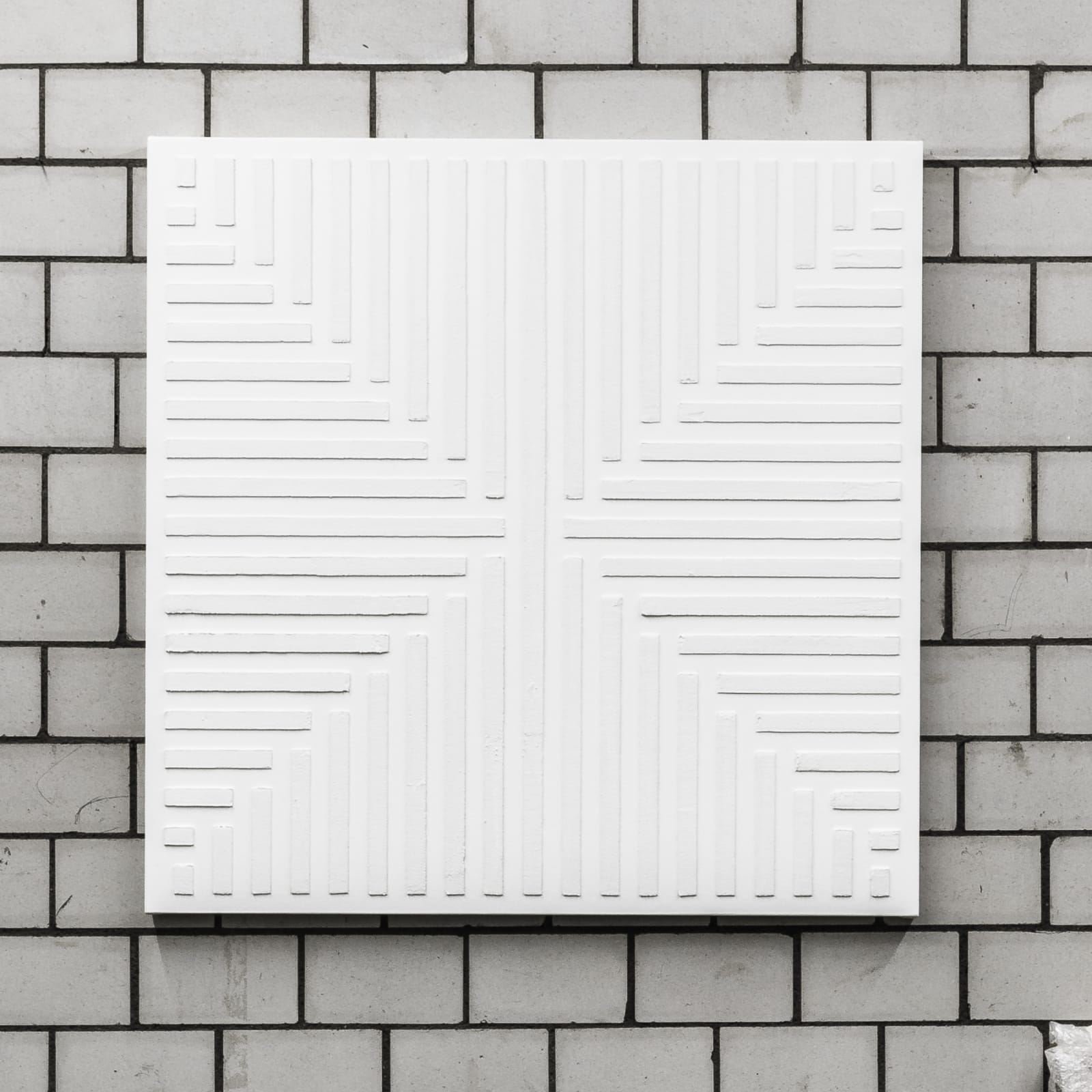 Peter Baracchi, ORNAMENTAL WHITEOUT 10, 2019