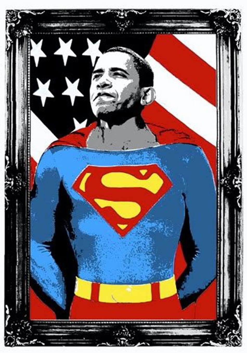 Mr. Brainwash, Obama Superman - Silver Edition, 2008