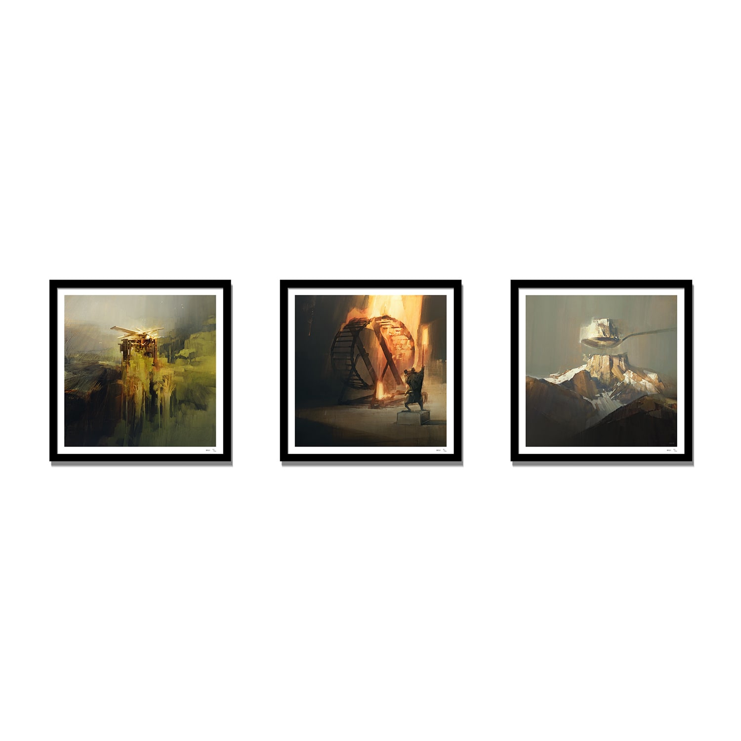 Remo Lienhard (Wes21), Edition Set of 3 (SOLD OUT): Hang Out, Free, Schlaraffenland, 2021