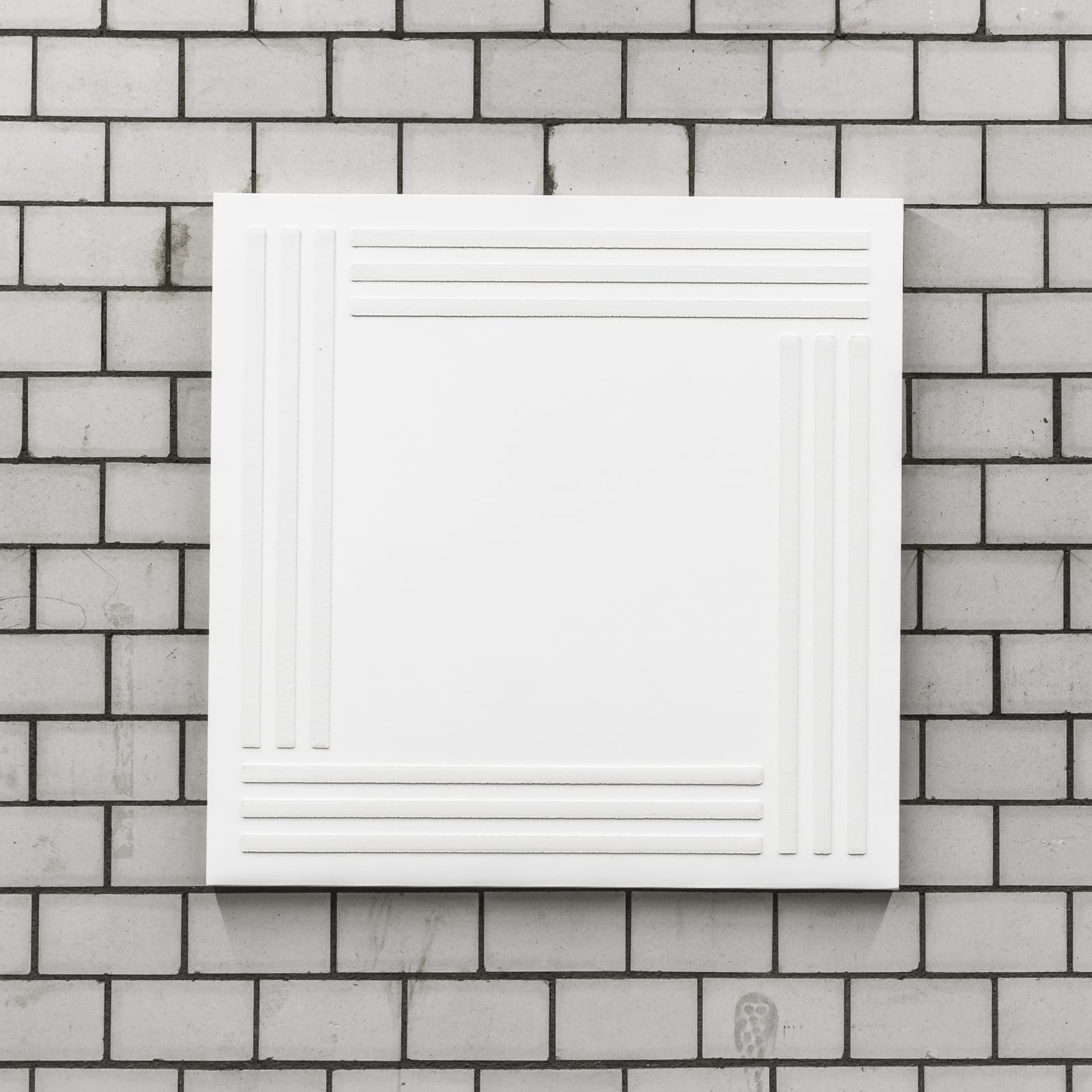 Peter Baracchi, ORNAMENTAL WHITEOUT 8, 2019