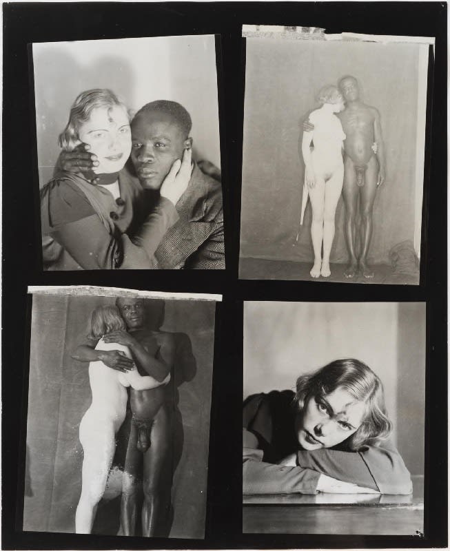 Erwin Blumenfeld, American Couple, Amsterdam, 1935