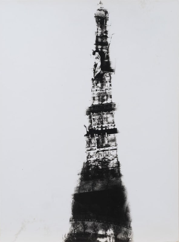 Erwin Blumenfeld, Shadow of the Eiffel Tower, Paris, 1938