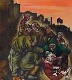 Sue Coe, Fight to the Death, 1998