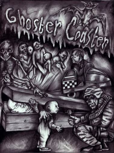 Sue Coe, Ghoster Coaster, 2004